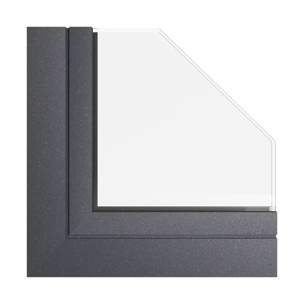 Noir gris tiger fenetres profils-de-fenetre aliplast