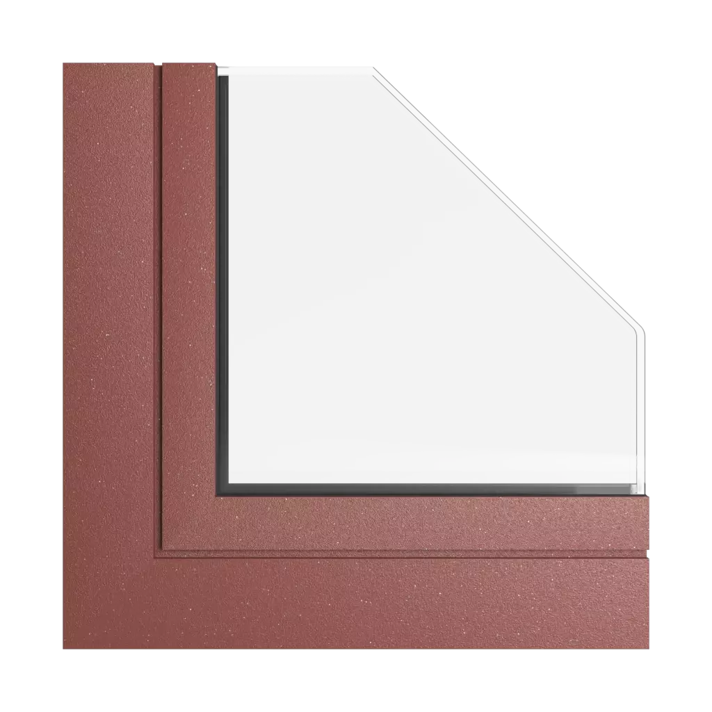 D’oxyde rouge tiger fenetres profils-de-fenetre aliplast