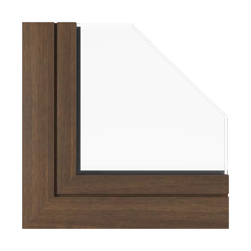 Noyer foncé fenetres profils-de-fenetre aluprof mb-sr50n-ei