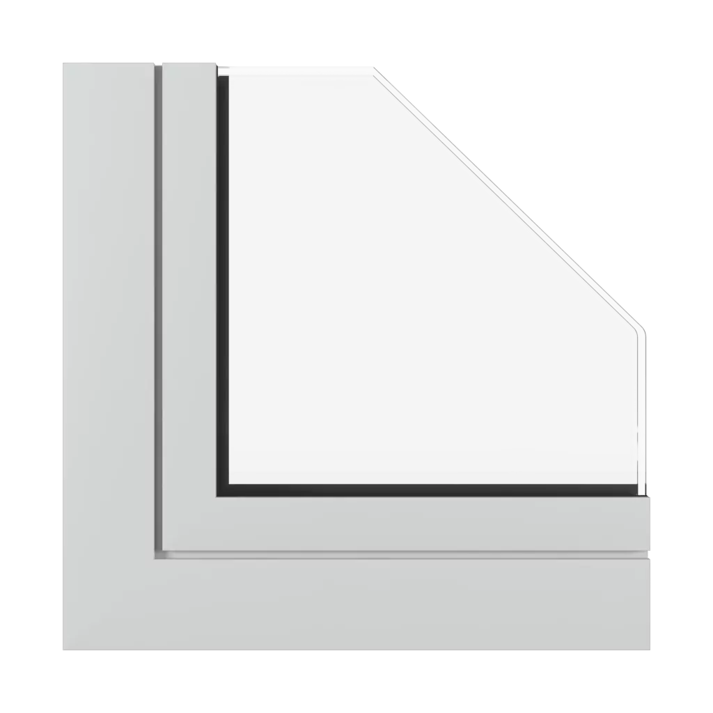 Gris clair mat fenetres profils-de-fenetre aluprof mb-78ei