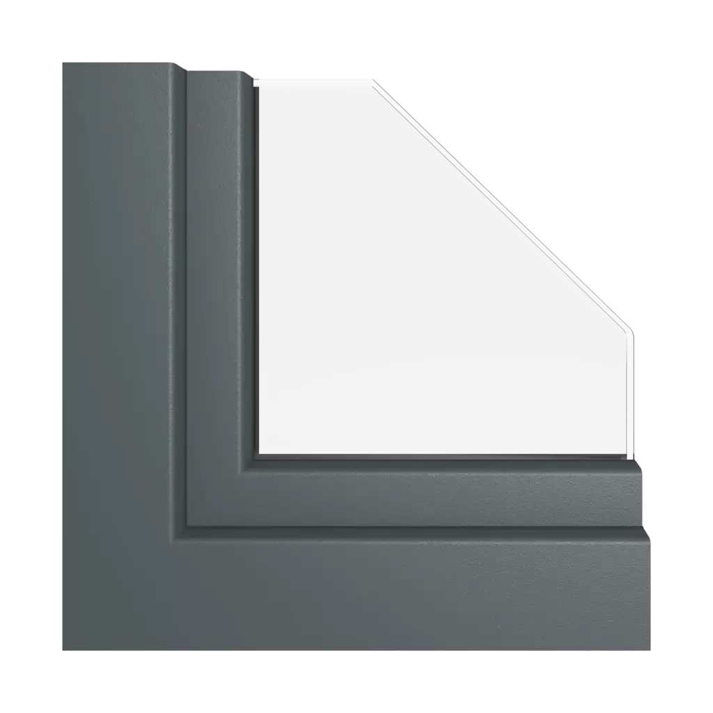 Anthracite lisse fenetres couleur-de-la-fenetre couleurs-rehau   