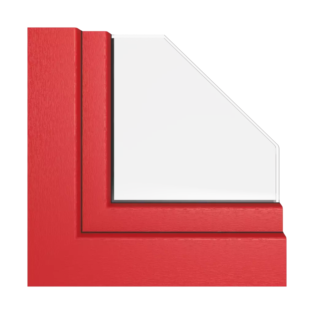 Rouge fenetres profils-de-fenetre rehau synego-slide