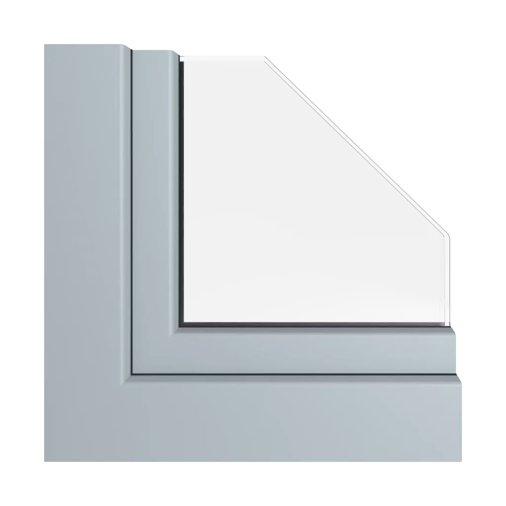 Gris lisse fenetres profils-de-fenetre rehau synego-slide