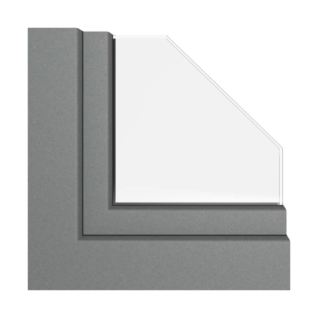 Gris basalte mat fenetres profils-de-fenetre rehau synego-slide