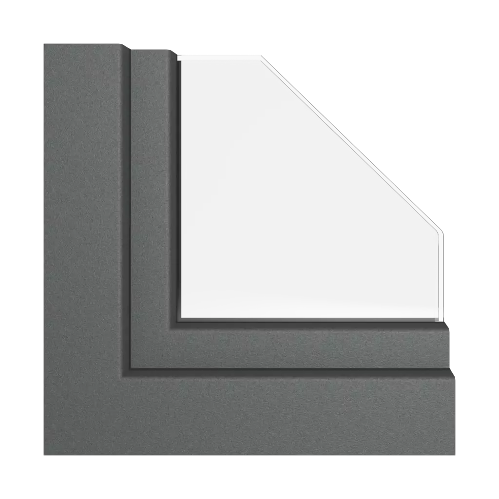 Anthracite mat fenetres profils-de-fenetre rehau hst-synego