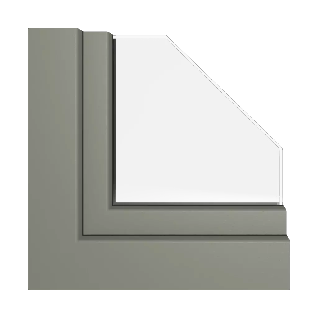 Gris quartz lisse fenetres profils-de-fenetre rehau synego-slide