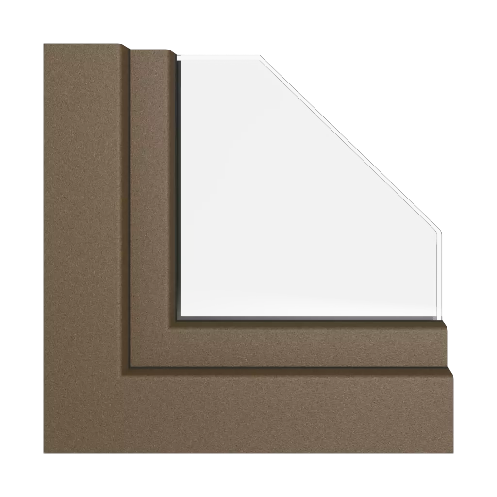 Chamois marron mat fenetres couleur-de-la-fenetre couleurs-rehau chamois-marron-mat