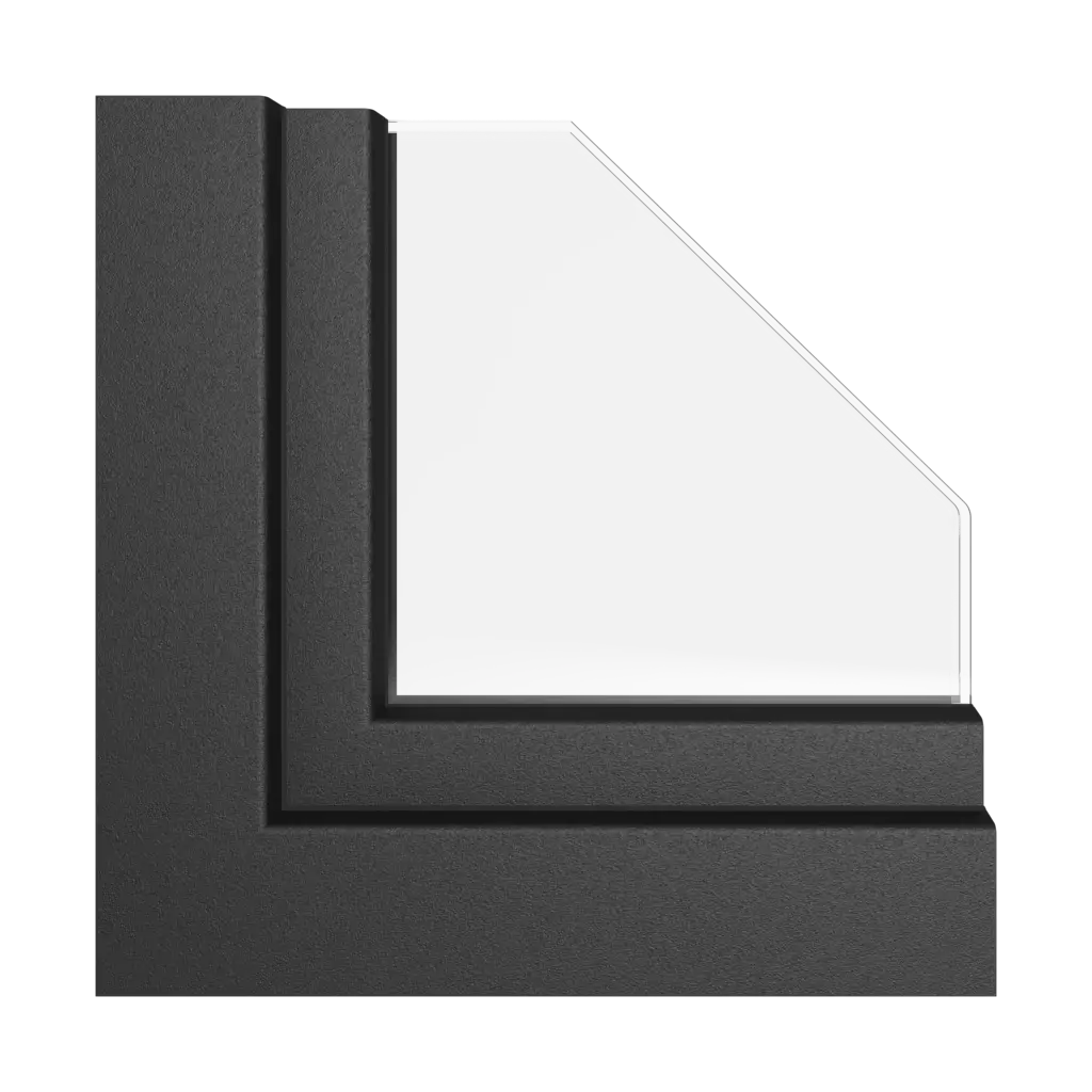 Noir de minuit mat fenetres profils-de-fenetre rehau hst-synego