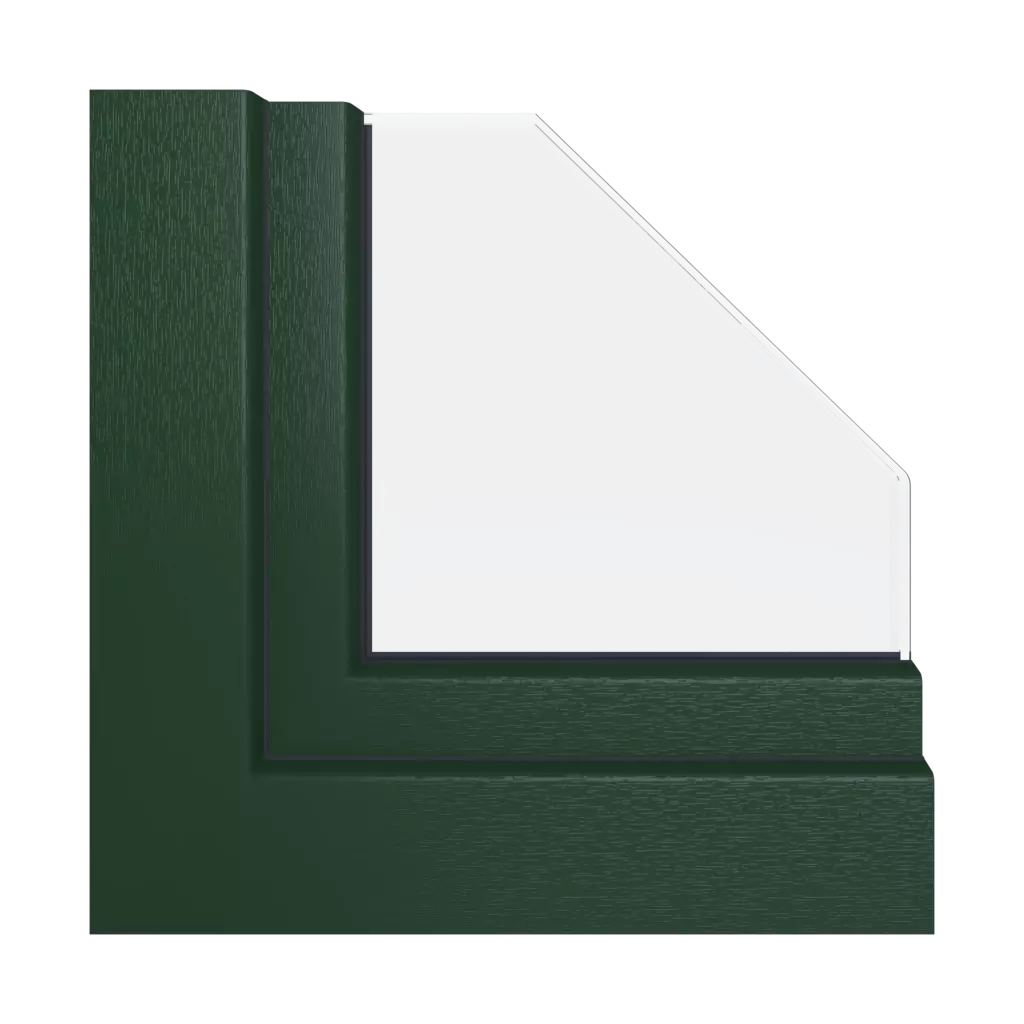 Vert foncé fenetres profils-de-fenetre aluplast smart-slide