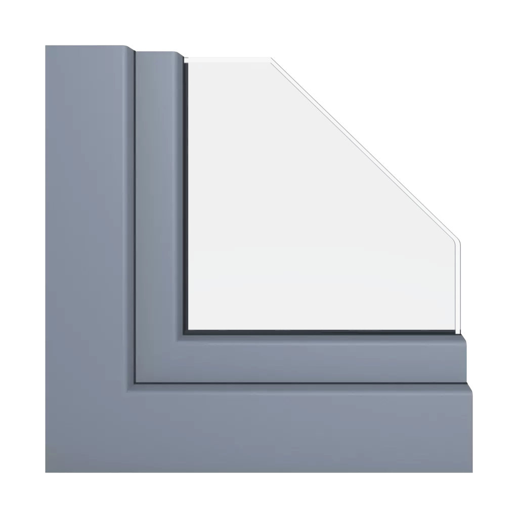 Gris argenté lisse fenetres profils-de-fenetre schuco corona-si-82