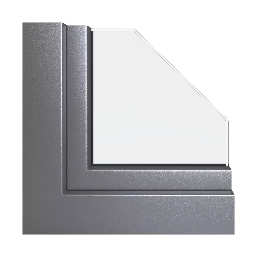 Aluminium gris Alux fenetres profils-de-fenetre schuco corona-si-82