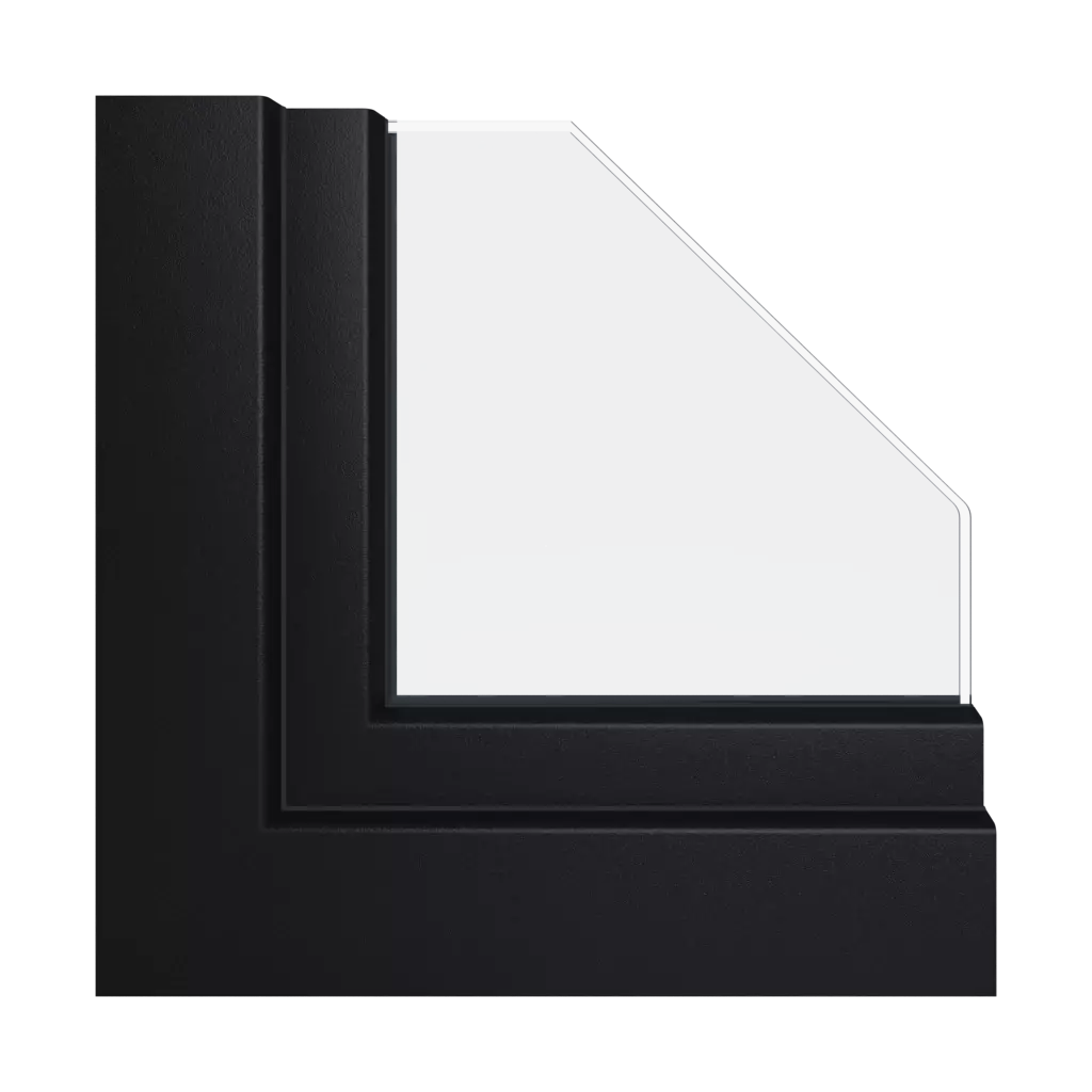 Noir ultra-mat fenetres profils-de-fenetre schuco corona-si-82