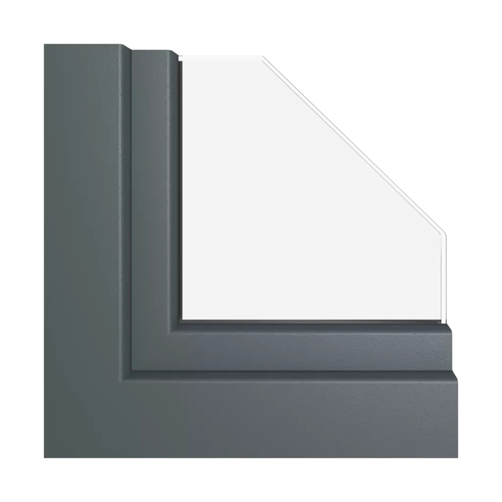 Gris anthracite lisse fenetres profils-de-fenetre kommerling systeme-76-md