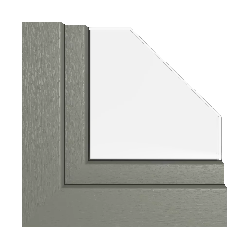 Gris Quartz fenetres profils-de-fenetre kommerling systeme-76-md