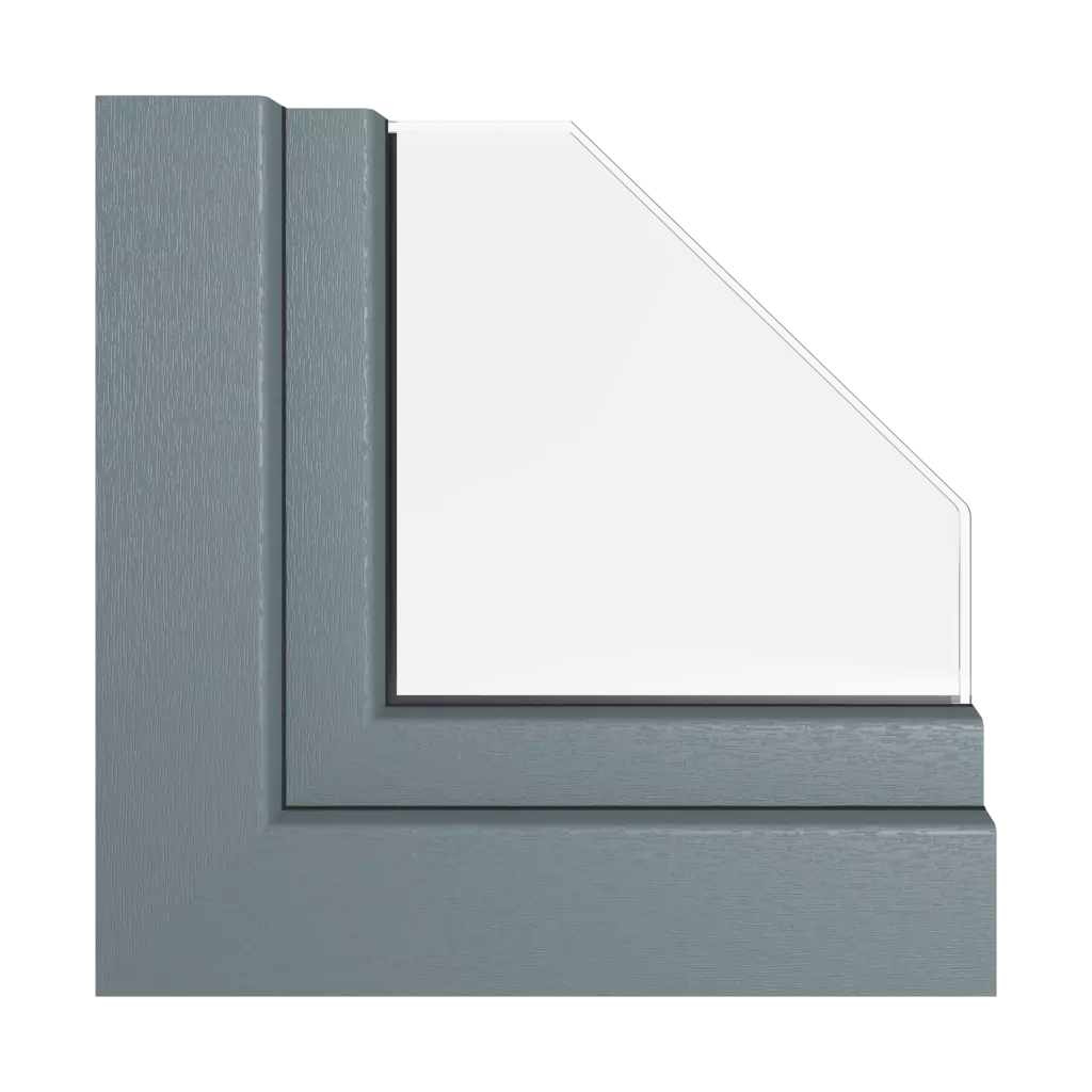 Gris basalte fenetres profils-de-fenetre kommerling systeme-76-md