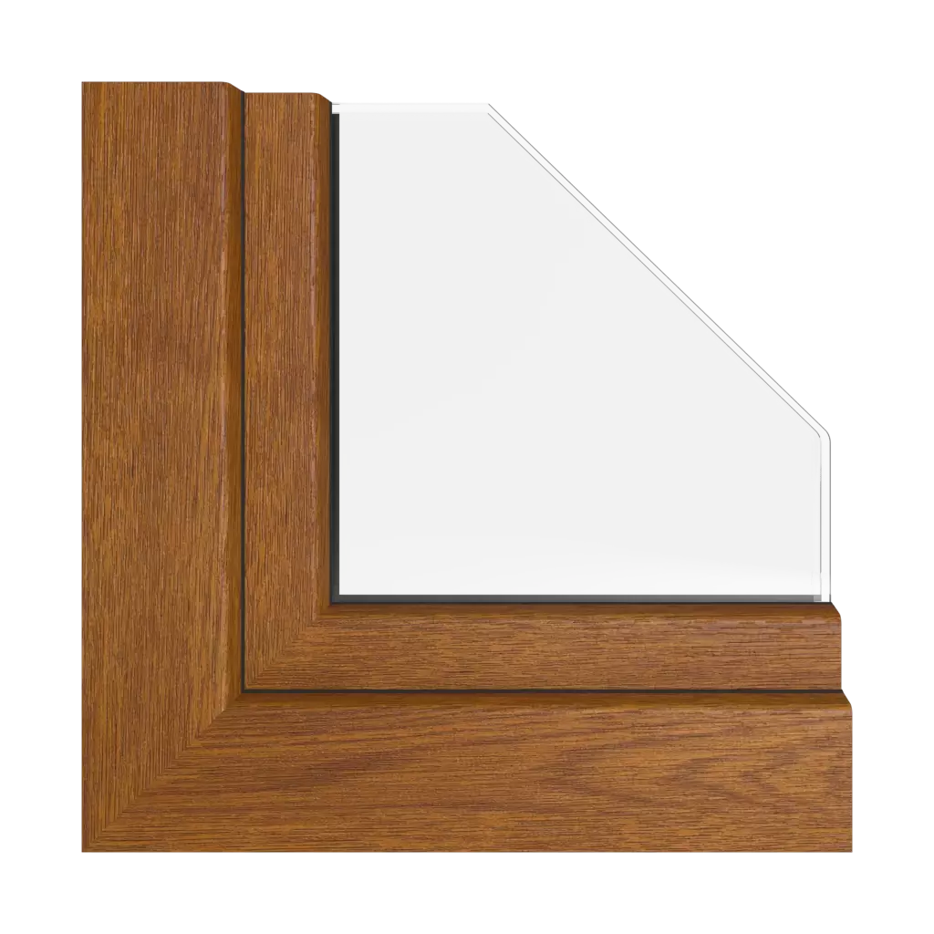 Chêne doré fenetres profils-de-fenetre kommerling premidoor-76-hst