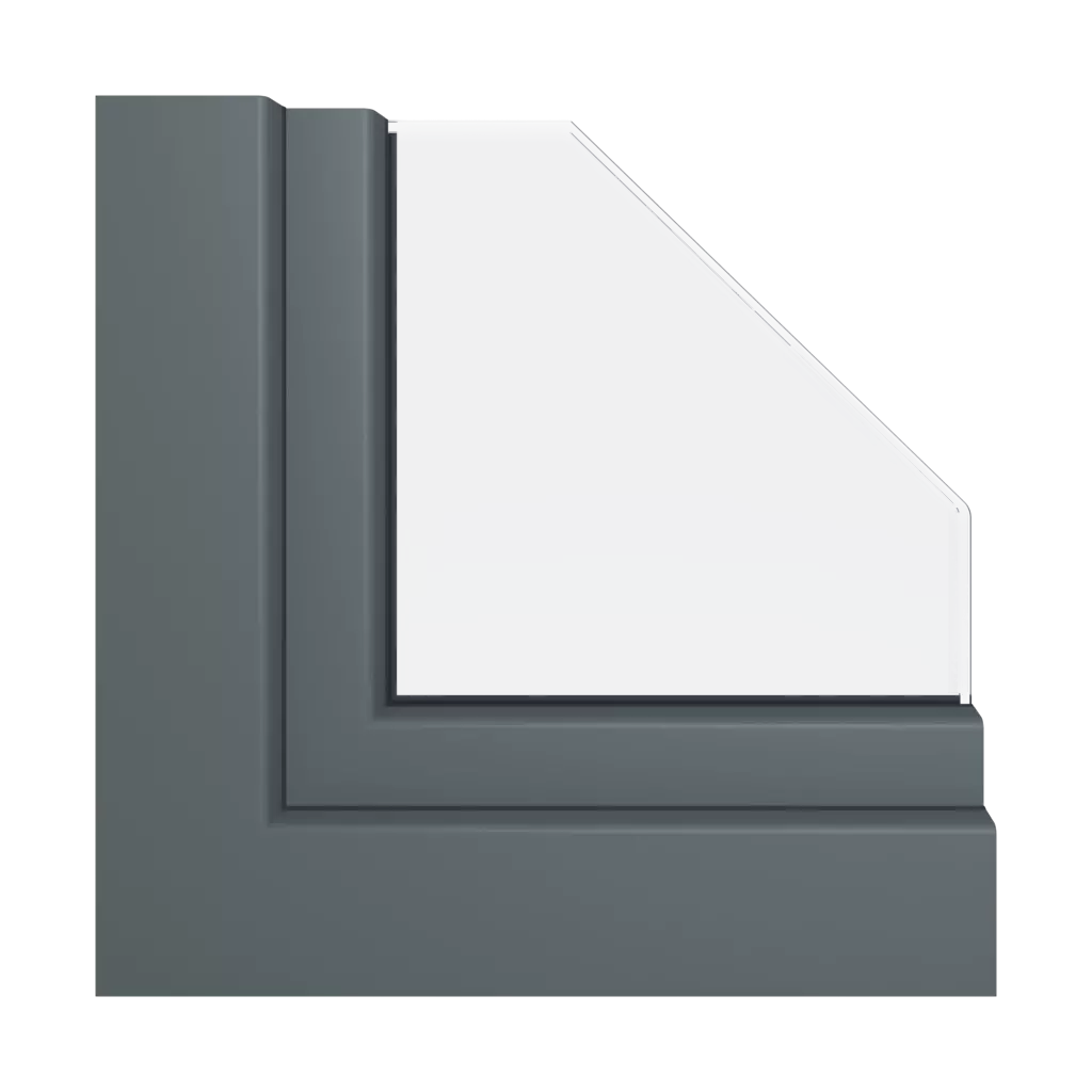 Anthracite lisse 2 fenetres couleur-de-la-fenetre couleurs-gealan   