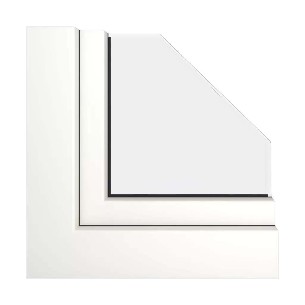 Blanc pur mat RAL 9010 fenetres profils-de-fenetre gealan s-8000