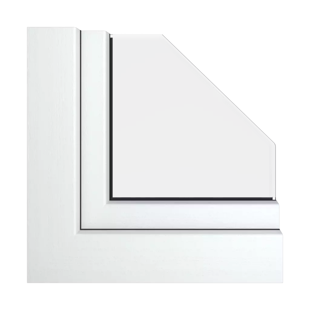 Blanc brillant RAL 9003 fenetres profils-de-fenetre gealan linear-%e2%9c%a8