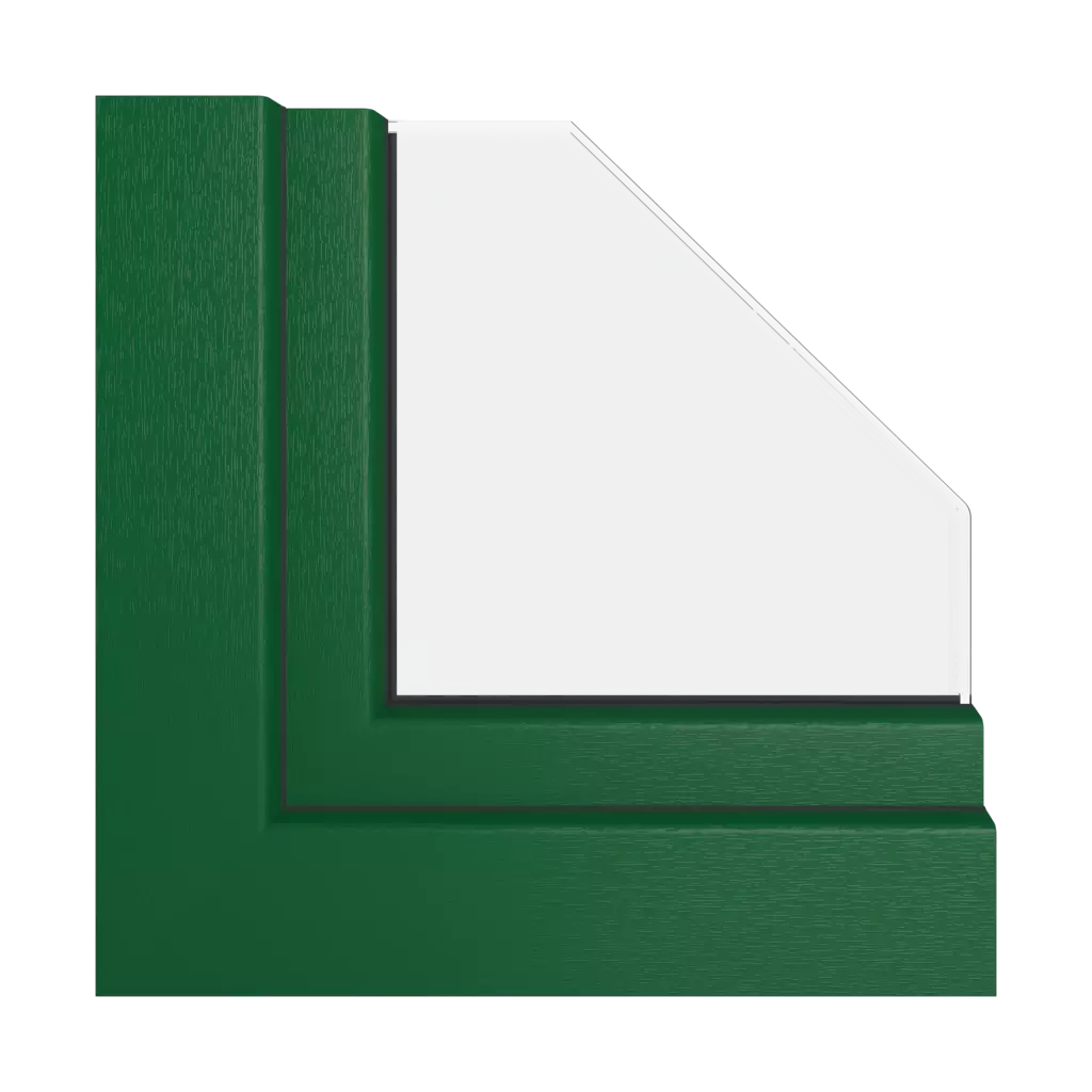 Vert mousse RAL 6005 fenetres profils-de-fenetre gealan linear-%e2%9c%a8