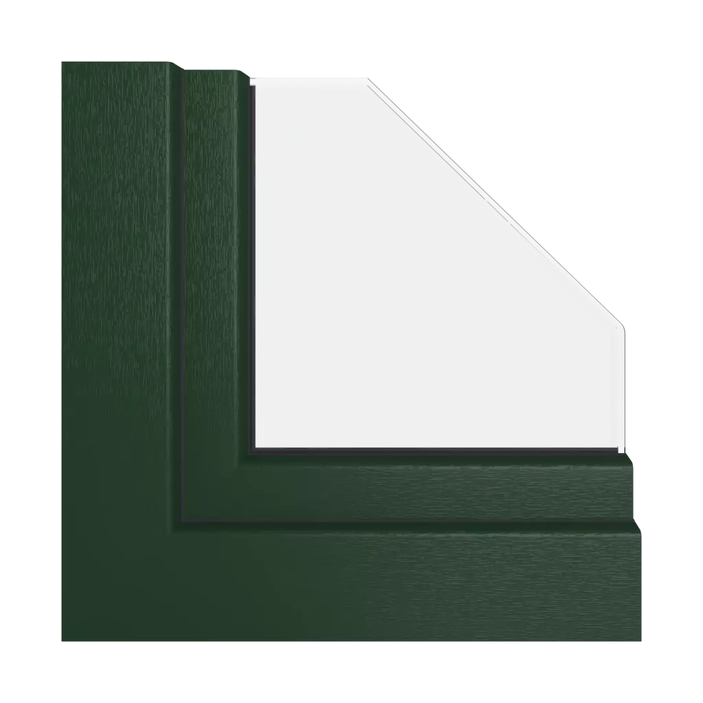 Vert RAL 6009 fenetres profils-de-fenetre gealan linear-%e2%9c%a8