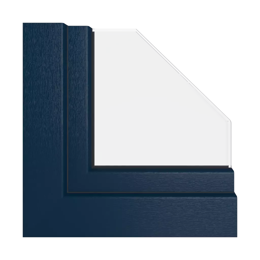 Bleu foncé RAL 5011 fenetres profils-de-fenetre gealan smoovio