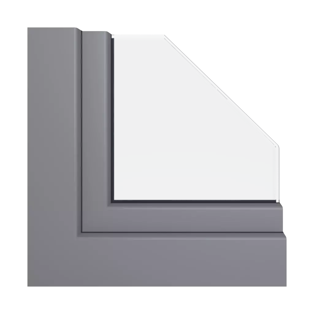 Acrycolor gris ardoise RAL 7015 fenetres profils-de-fenetre gealan smoovio