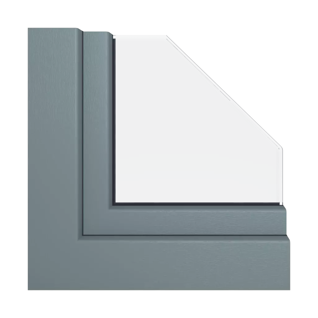 Gris basalte structurel fenetres profils-de-fenetre gealan s-8000