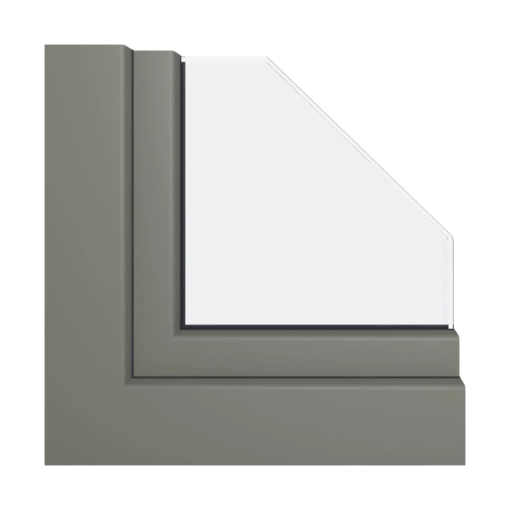 Quartz lisse gris fenetres profils-de-fenetre gealan s-8000