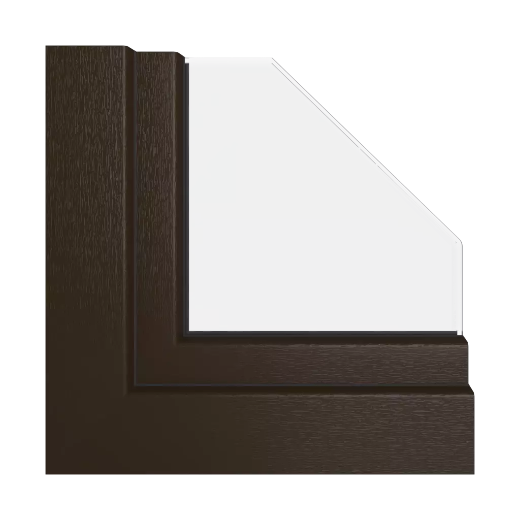 Chocolat brun fenetres profils-de-fenetre gealan s-8000