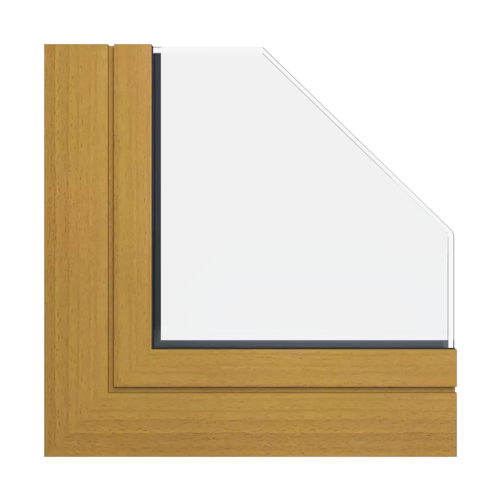 Effet bois de hêtre fenetres profils-de-fenetre aliplast