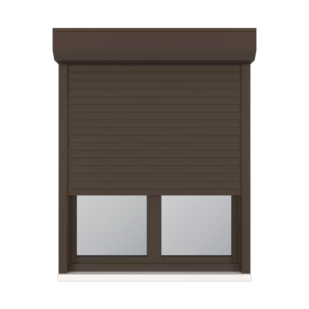 Un marron foncé fenetres accessoires-de-fenetre stores-de-fenetre aluprof