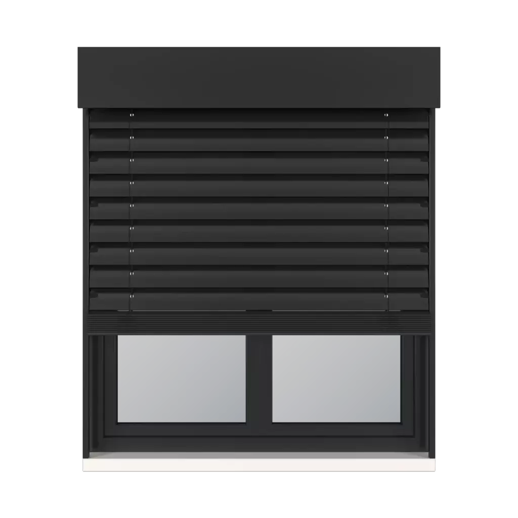 Noir RAL 9005 fenetres questions-frequemment-posees quest-ce-quun-store-de-facade   