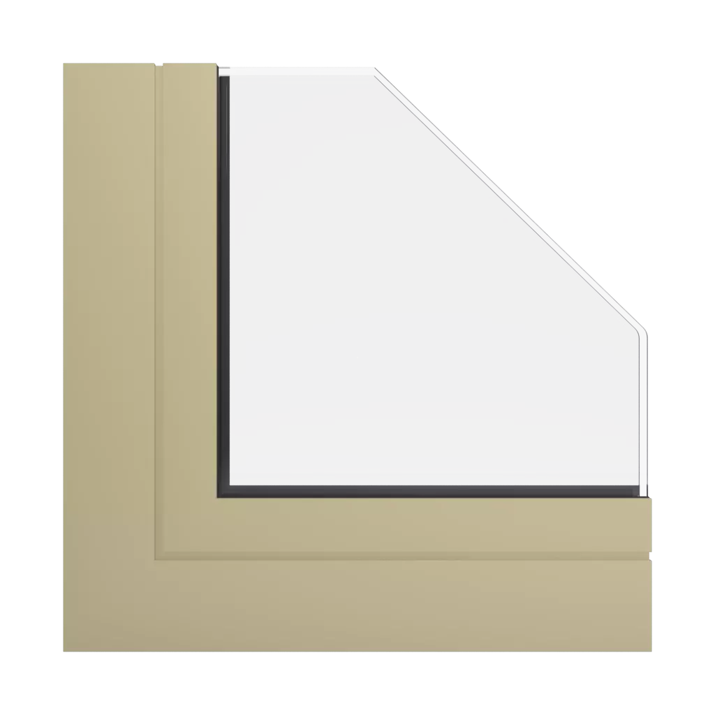 RAL 1000 Beige vert fenetres profils-de-fenetre aluprof mb-77hs