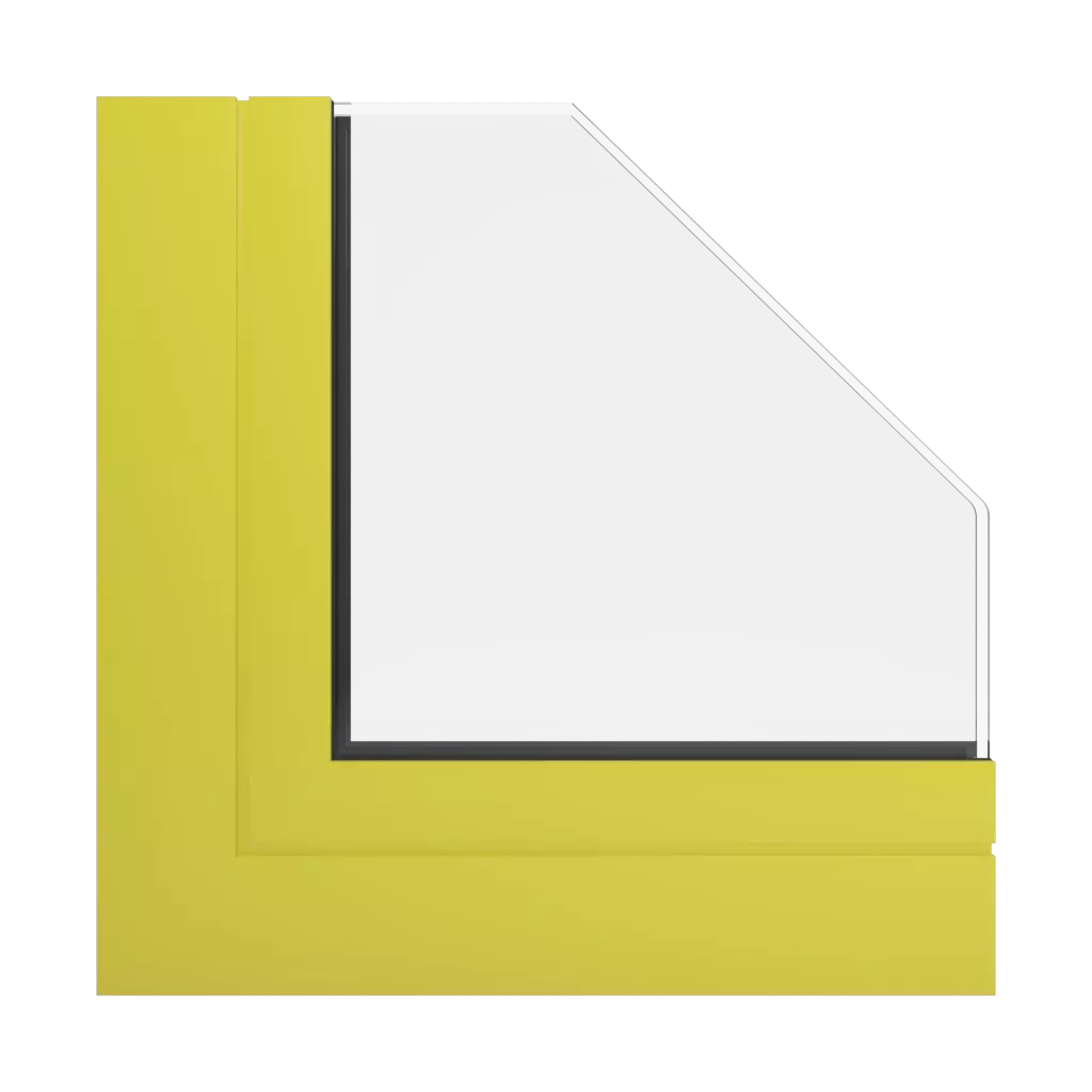 RAL 1016 Jaune soufre fenetres profils-de-fenetre aliplast mc-verre