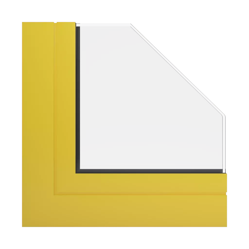 RAL 1018 Jaune zinc fenetres profils-de-fenetre aliplast panorama