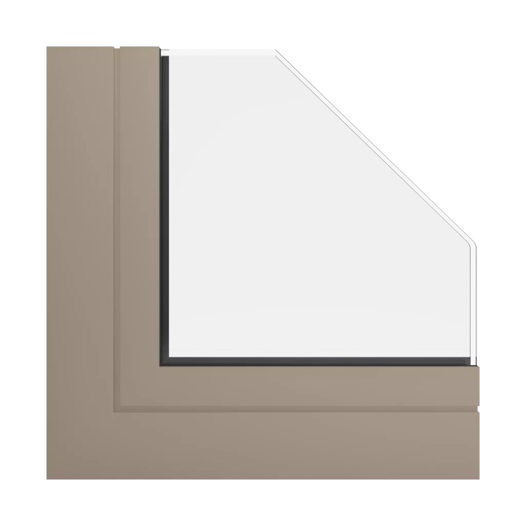 RAL 1019 Beige gris fenetres profils-de-fenetre aliplast panorama
