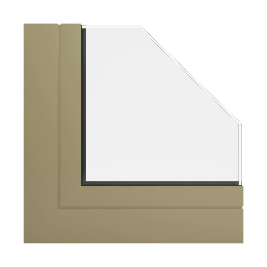 RAL 1020 Jaune olive fenetres profils-de-fenetre aluprof mb-77hs