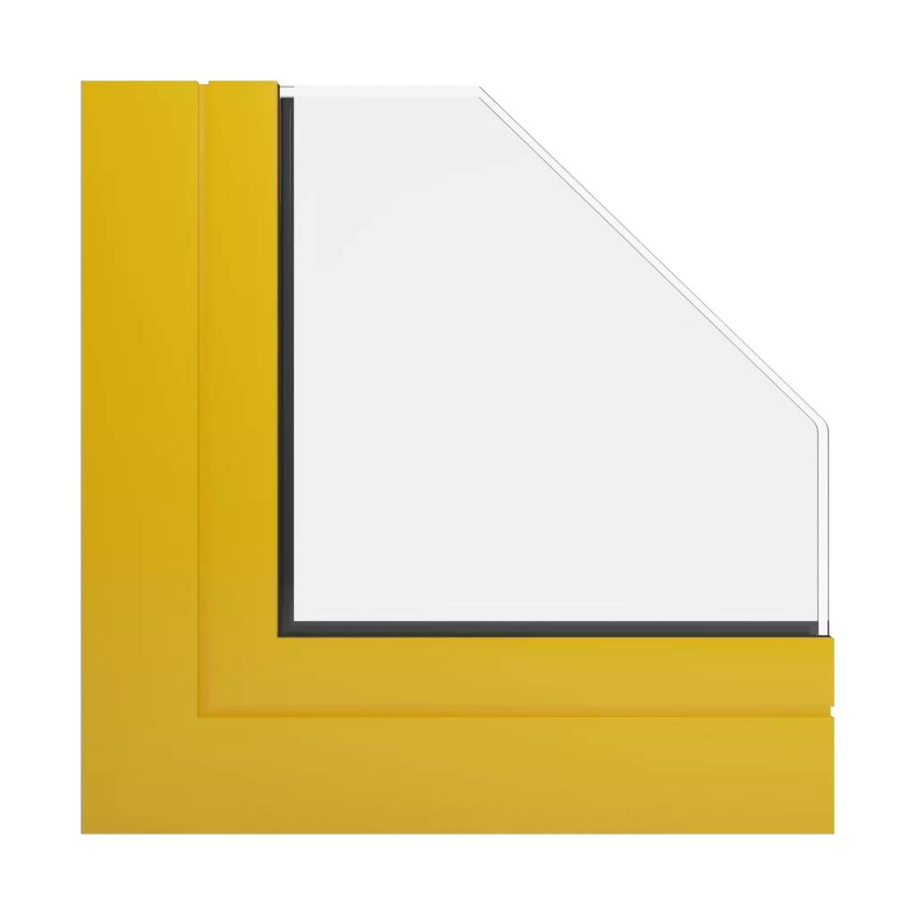 RAL 1023 Jaune signalisation fenetres profils-de-fenetre aluprof mb-86ei