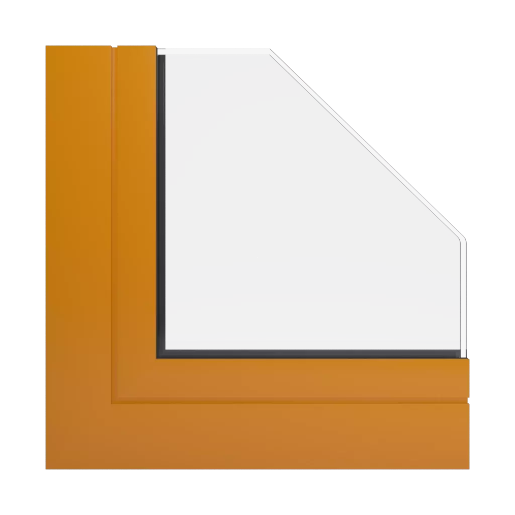 RAL 2000 Orangé jaune fenetres profils-de-fenetre aluprof mb-78ei