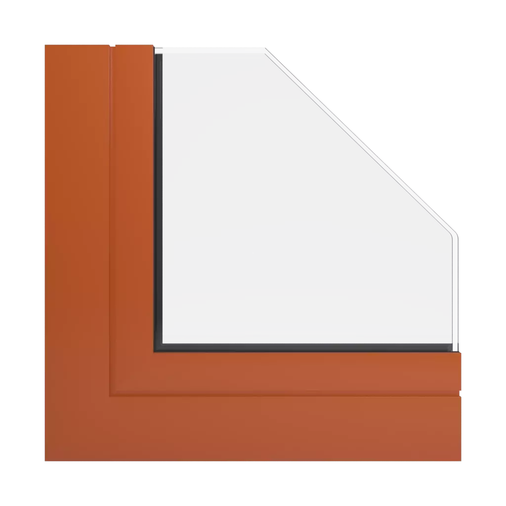 RAL 2001 Orangé rouge fenetres profils-de-fenetre aluprof mb-45-office