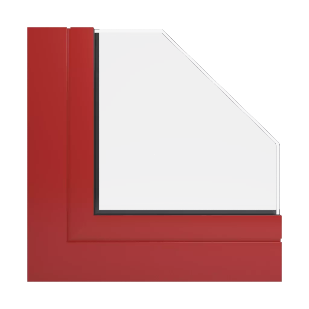 RAL 3000 Rouge feu fenetres profils-de-fenetre aliplast panorama