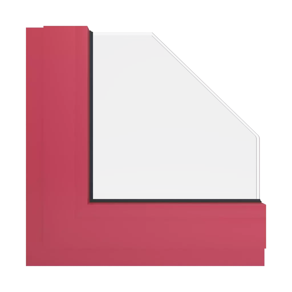 RAL 3018 Rouge fraise fenetres couleur-de-la-fenetre aluminium-ral ral-3018-rouge-fraise interior