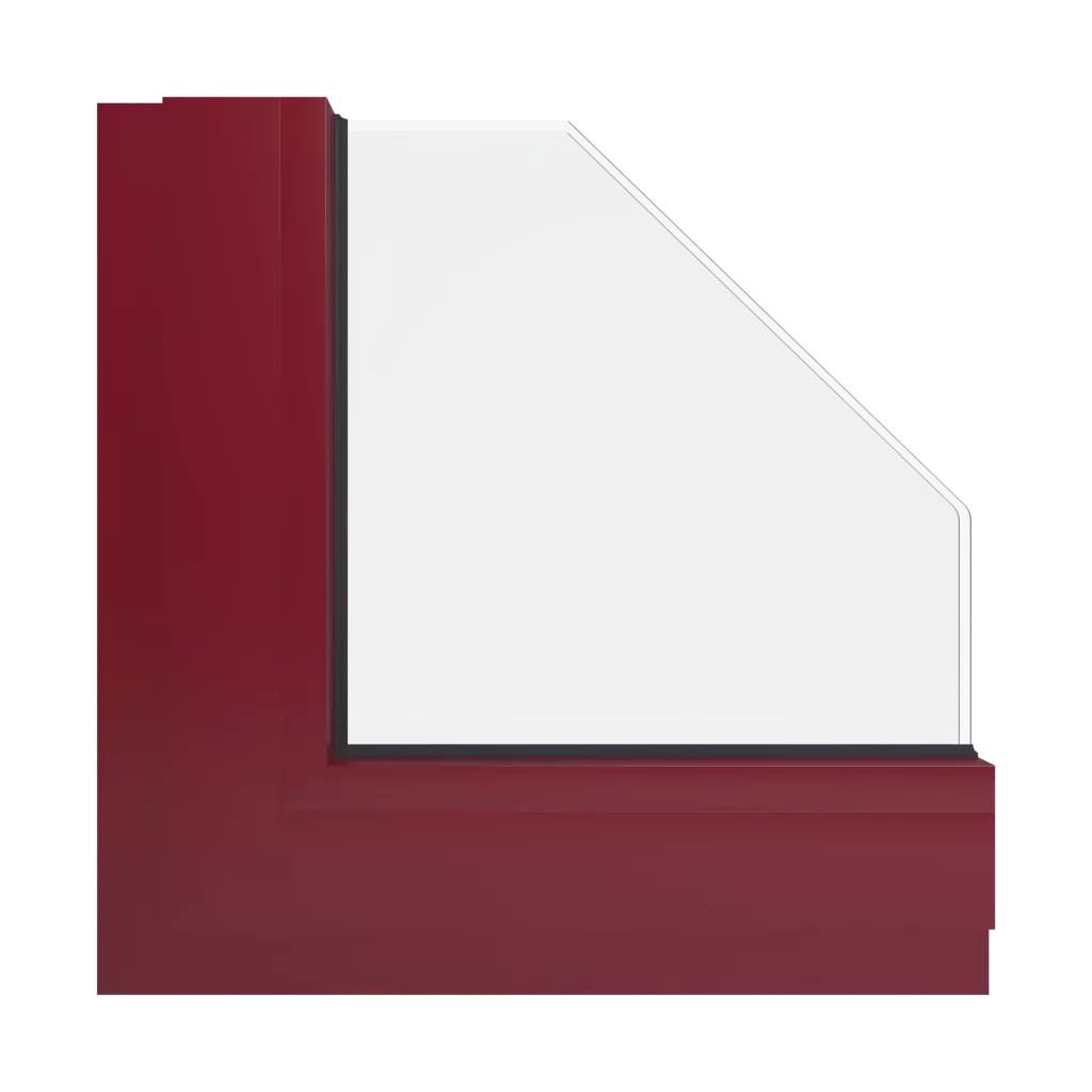 RAL 3032 Rouge rubis nacré fenetres couleur-de-la-fenetre aluminium-ral ral-3032-rouge-rubis-nacre interior