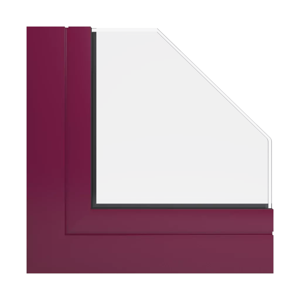 RAL 4004 Violet bordeaux fenetres profils-de-fenetre aliplast mc-verre