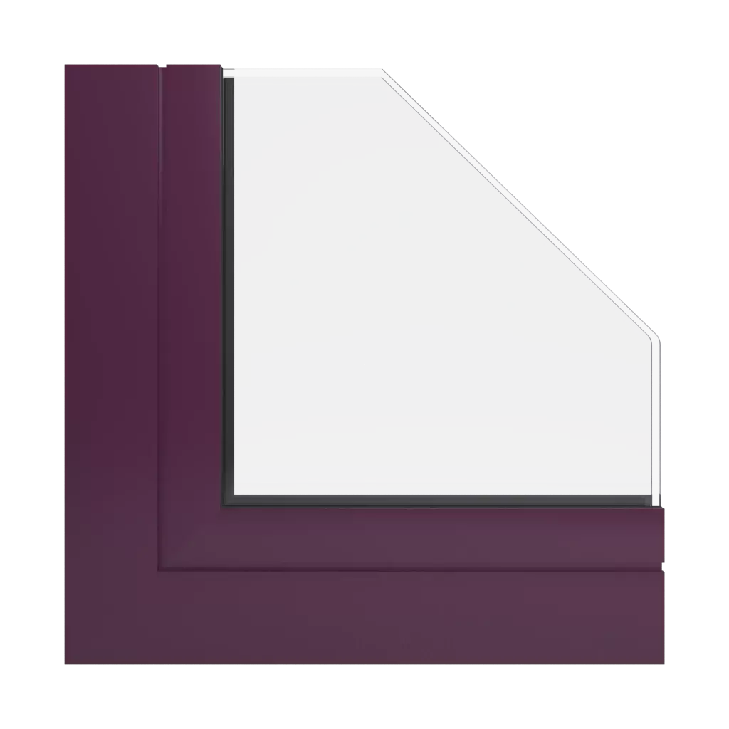 RAL 4007 Violet pourpre fenetres profils-de-fenetre ponzio sl600tt-evo