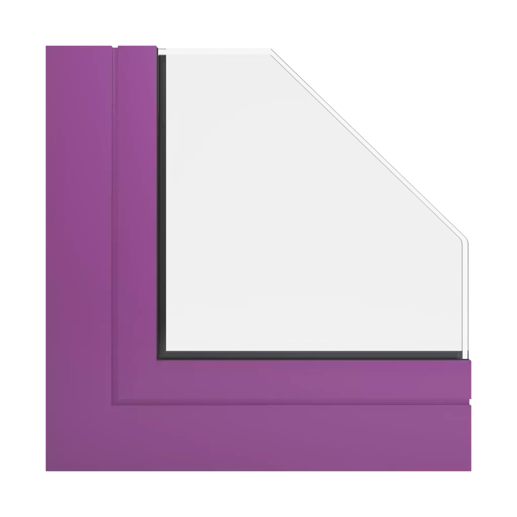 RAL 4008 Violet de sécurité fenetres profils-de-fenetre aliplast panorama