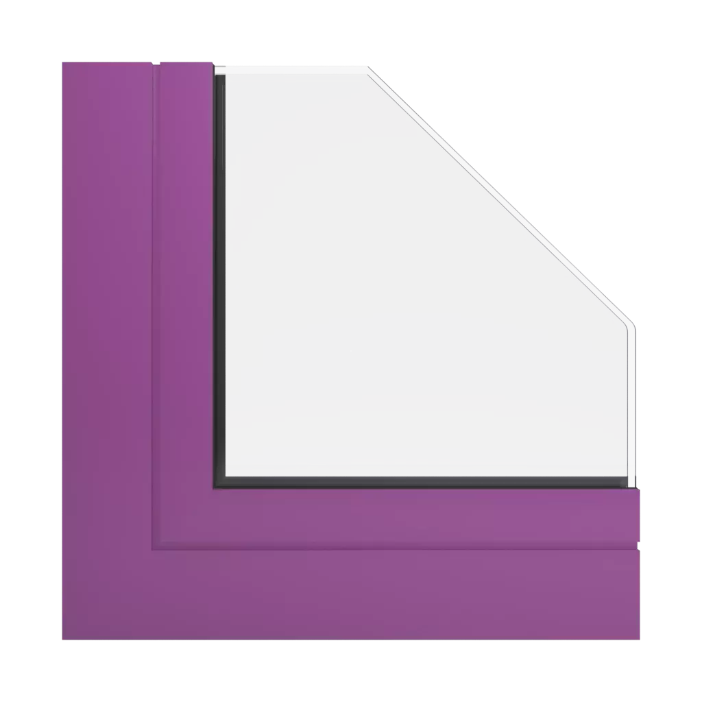 RAL 4008 Violet de sécurité fenetres profils-de-fenetre aluprof mb-sr50n