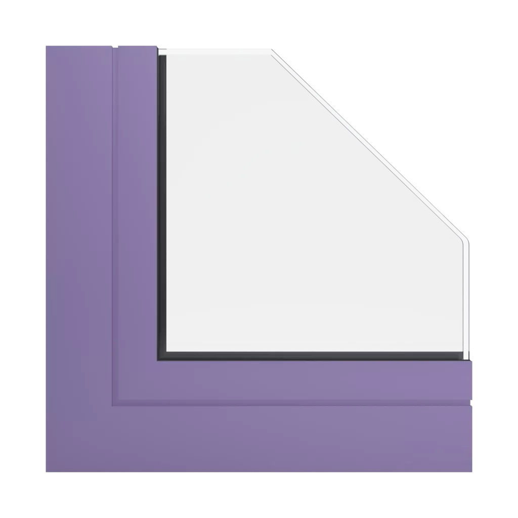 RAL 4011 Violet nacré fenetres profils-de-fenetre aliplast panorama