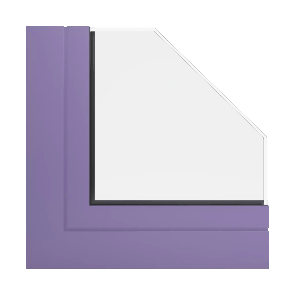 RAL 4011 Violet nacré fenetres profils-de-fenetre aluprof mb-60e-ei